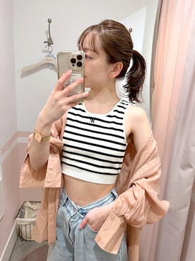 「へザー」｜みさっきーさん（レディース・154cm）の春コーディネート