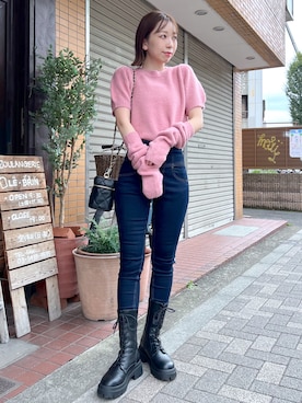 「へザー」｜「アイテム（パンツ）」を使った、みさっきーさん（レディース・154cm）の秋コーディネート