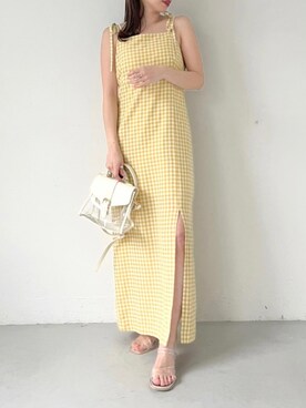 「キャミソールワンピ」｜みさっきーさん（レディース・154cm）の春コーディネート