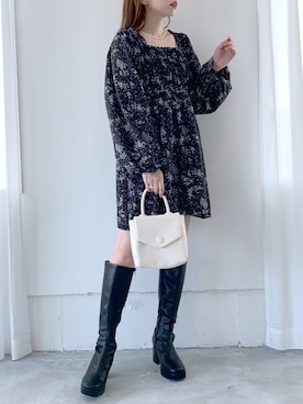 「ミニワンピ」｜みさっきーさん（レディース・154cm）の夏コーディネート