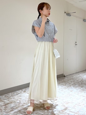 「へザー」｜みさっきーさん（レディース・154cm）の春コーディネート