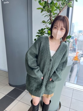 「へザー」｜「アイテム（スカート）」を使った、みさっきーさん（レディース・154cm）の秋コーディネート