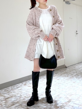 「ニット/セーター」｜みさっきーさん（レディース・154cm）の冬コーディネート