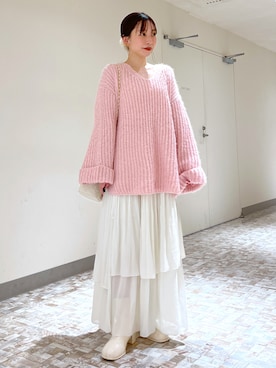 「へザー」｜「アイテム（ブーツ）」を使った、みさっきーさん（レディース・154cm）の冬コーディネート