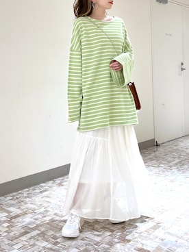 みさっきーさん（レディース・154cm）の春コーディネート