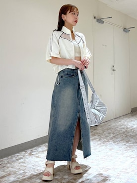 みさっきーさん（レディース・154cm）の夏コーディネート