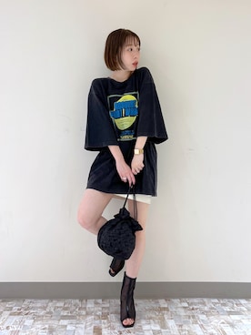 「へザー」｜「アイテム（サンダル）」を使った、みさっきーさん（レディース・154cm）の夏コーディネート
