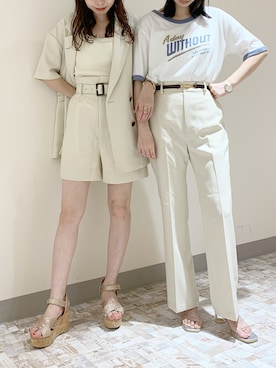 みさっきーさん（レディース・154cm）の夏コーディネート