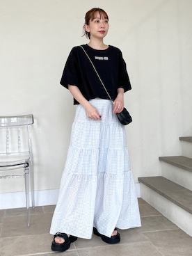 「へザー」｜みさっきーさん（レディース・154cm）の春コーディネート