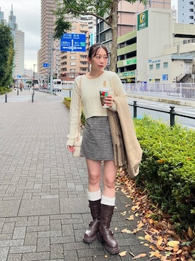 みさっきーさん（レディース・154cm）の秋コーディネート