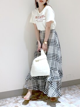 みさっきーさん（レディース・154cm）の夏コーディネート