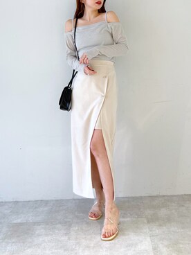 Heather(ヘザー)の「深スリットショートパンツスカート 283389(スカート)」 Heather(ヘザー)の「深スリットショートパンツスカート 283389(スカート)」