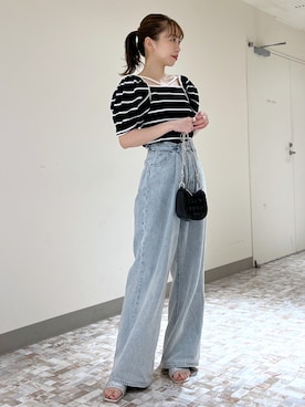 「へザー」｜みさっきーさん（レディース・154cm）の春コーディネート