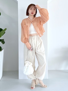 みさっきーさん（レディース・154cm）の夏コーディネート