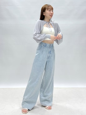 「へザー」｜みさっきーさん（レディース・154cm）の春コーディネート