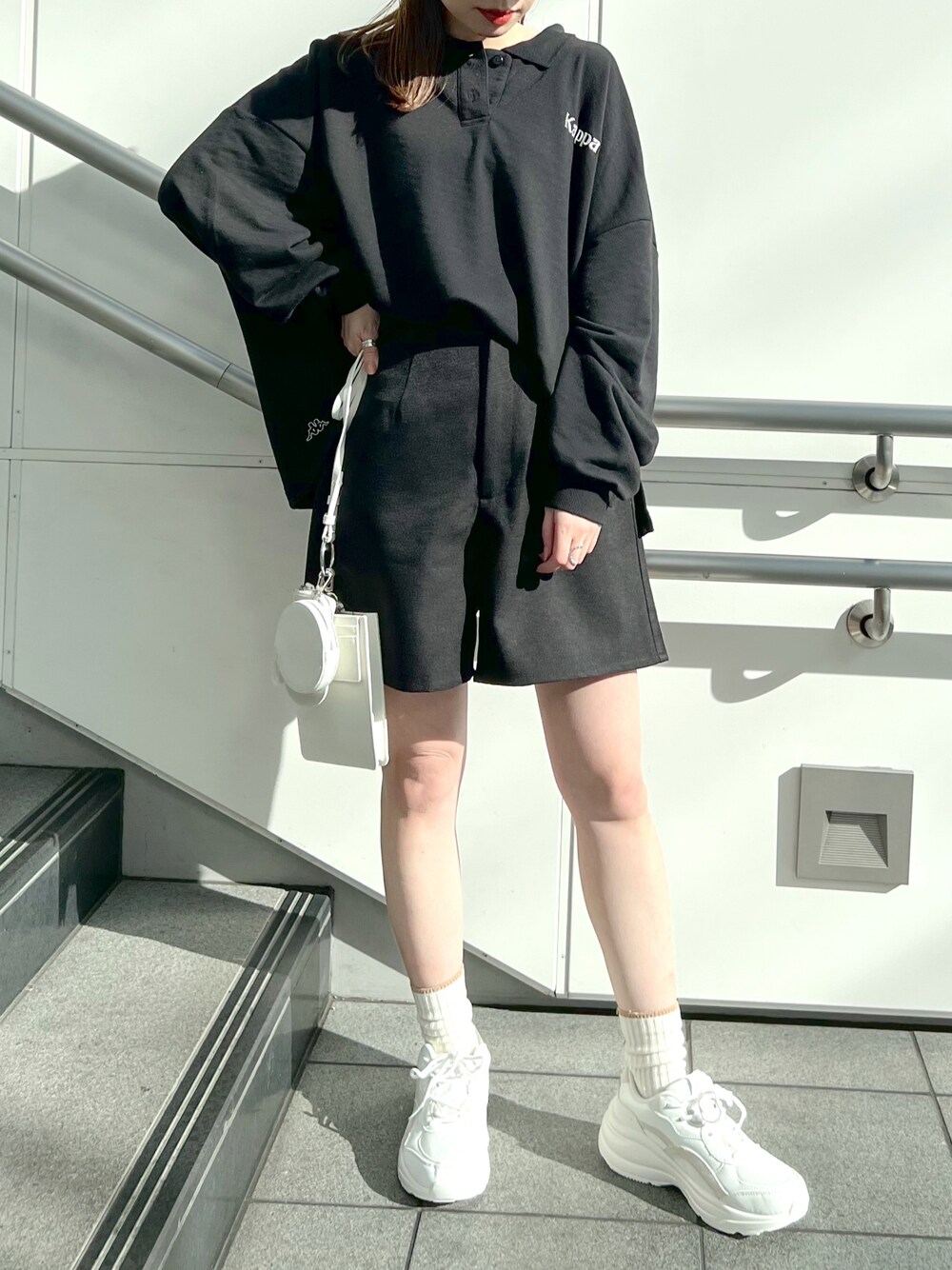 KappaxHeatherポロスウェット 270382を使ったショップスタッフの