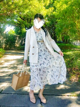 「通勤穿搭」｜「アイテム（チェスターコート）」を使った、Chocoさん（レディース・155cm）の秋コーディネート