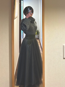 「LA BELLE ETUDE（ラベルエチュード）のアイテム（スカート）」を使った、evemoon☽さん（レディース・161cm）の冬コーディネート