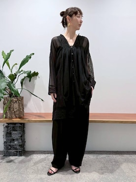 「アイテム（アクセサリー）」を使った、kyokoさん（レディース・165cm）の夏コーディネート