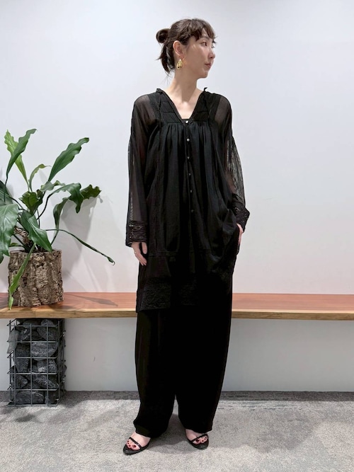 ブラウス シャツ Curensology(カレンソロジー)/コットンメッシュブラウス レディース Curensology（カレンソロジー）の「Curensology(カレンソロジー