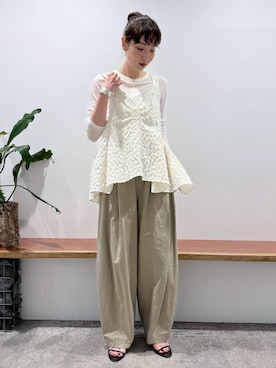 「アイテム（その他トップス）」を使った、kyokoさん（レディース・165cm）の夏コーディネート