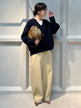 「アイテム（その他トップス）」を使った、kyokoさん（レディース・165cm）の秋コーディネート