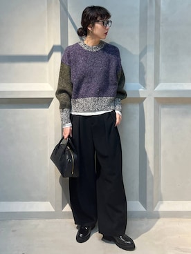 「アイテム（その他トップス）」を使った、kyokoさん（レディース・165cm）の秋コーディネート