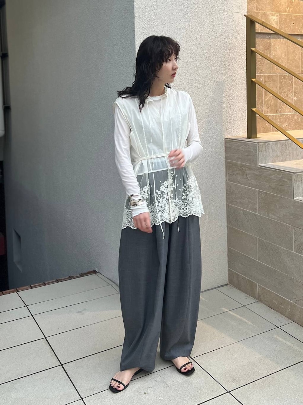 最終価格にしました、カレンソロジー　オーガンビジューブラウス Curensology（カレンソロジー）の「Curensology(カレンソロジー