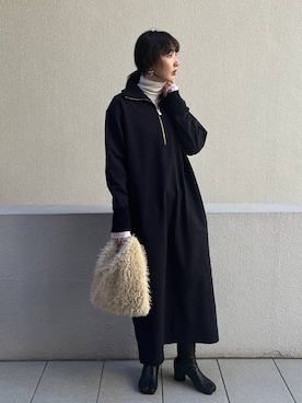 Curensology(カレンソロジー)/ミラノリブジップワンピースを使った人気