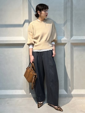 「アイテム（その他トップス）」を使った、kyokoさん（レディース・165cm）の秋コーディネート