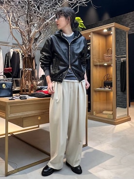 「アイテム（その他トップス）」を使った、kyokoさん（レディース・165cm）の秋コーディネート