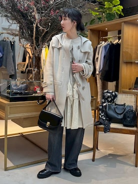 「リラックス」｜kyokoさん（レディース・165cm）の冬コーディネート