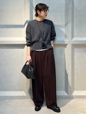 「Curensology（カレンソロジー）のアイテム」を使った、kyokoさん（レディース・165cm）の秋コーディネート