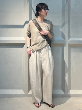 「Curensology（カレンソロジー）のアイテム」を使った、kyokoさん（レディース・165cm）の春コーディネート