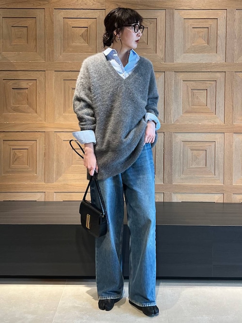 Curensology(カレンソロジー)/＜&RC＞ワイドルーズデニムパンツ