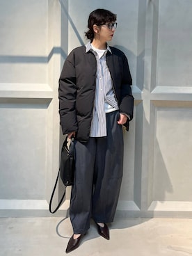 「アイテム（その他トップス）」を使った、kyokoさん（レディース・165cm）の秋コーディネート