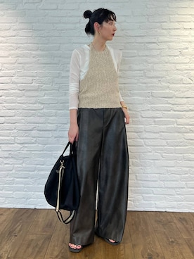 「ラフ」｜「アイテム（その他トップス）」を使った、kyokoさん（レディース・165cm）の夏コーディネート