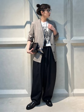 「アイテム（その他アウター）」を使った、kyokoさん（レディース・165cm）の夏コーディネート