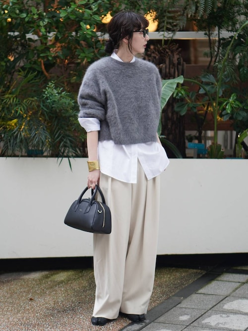 Curensology(カレンソロジー)/ダブルクロスツータックパンツ