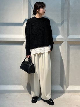 「きれいめ」｜kyokoさん（レディース・165cm）の冬コーディネート