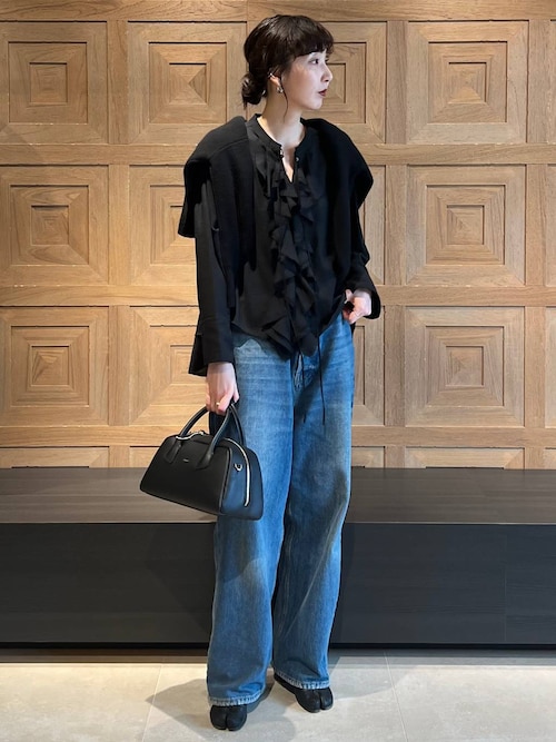 Curensology(カレンソロジー)/＜&RC＞ワイドルーズデニムパンツ