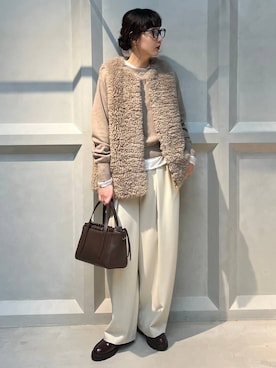 「アイテム（その他トップス）」を使った、kyokoさん（レディース・165cm）の秋コーディネート