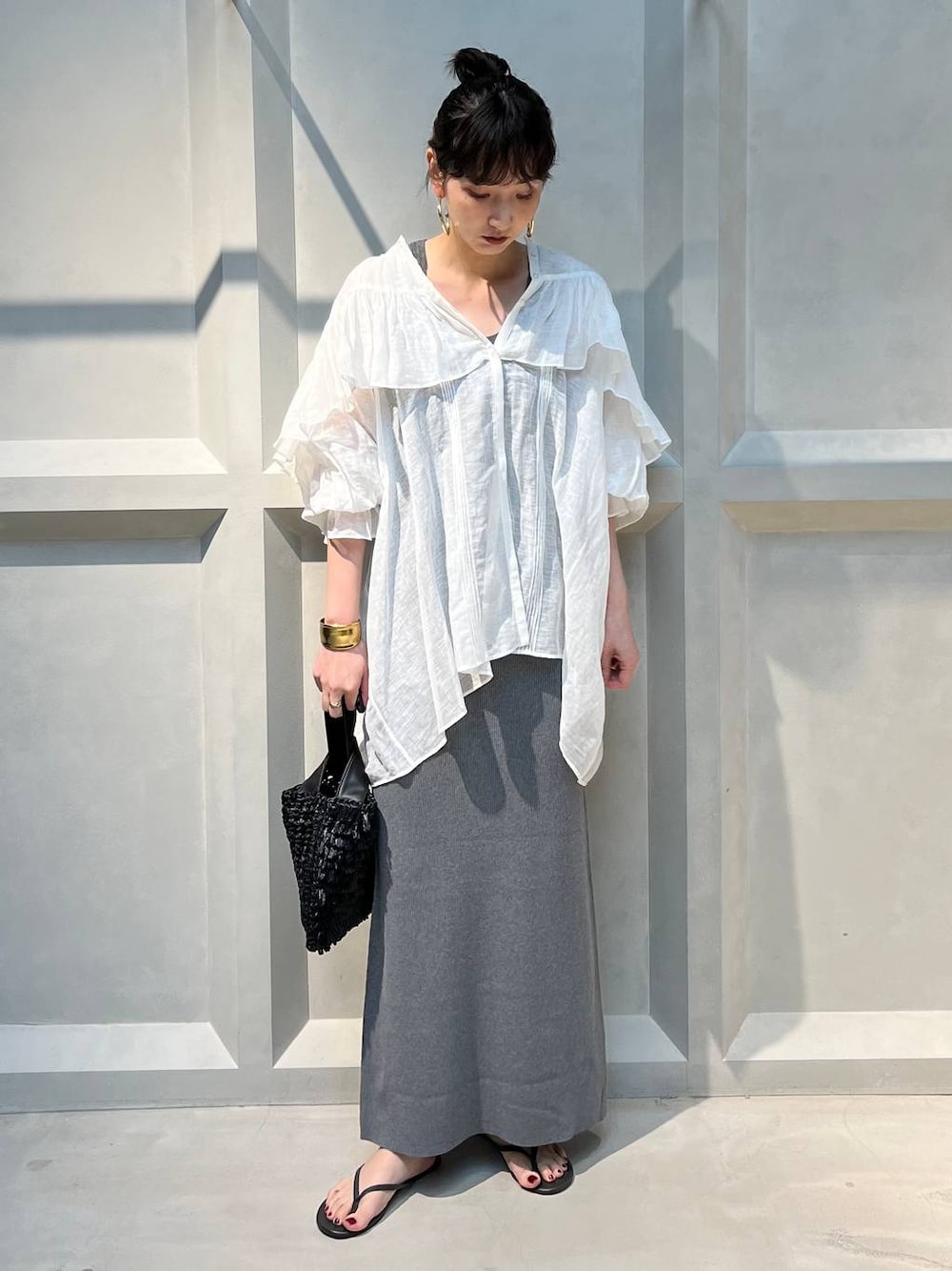 【新品・未使用✨】Curensology リネンブレンドシアーブラウス Curensology｜リネンブレンドシアーブラウス | Rakuten Fashion