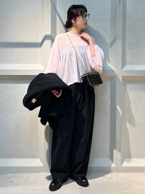 セール】Curensology(カレンソロジー)/フラッフィーギャザーニットプル