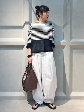 「リラックス」｜kyokoさん（レディース・165cm）の夏コーディネート