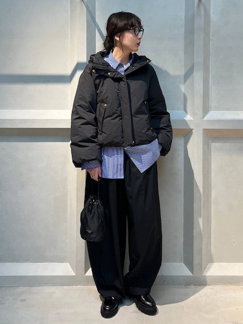 カレンソロジー　curensology 2wayフードダウンジャケット　ブラック Curensology(カレンソロジー)/2WAYフードダウンジャケット（ダウン