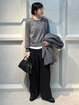 「アイテム（その他トップス）」を使った、kyokoさん（レディース・165cm）の秋コーディネート