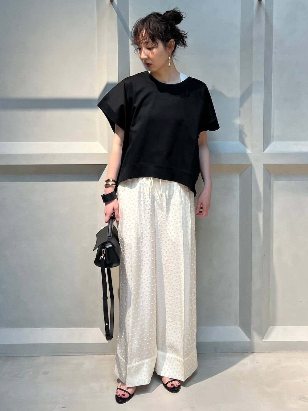 Curensology(カレンソロジー)/ドットカットジャガードパンツを使った