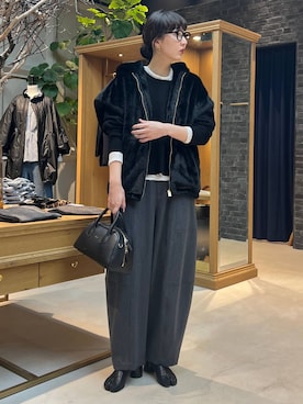 「アイテム（その他トップス）」を使った、kyokoさん（レディース・165cm）の秋コーディネート