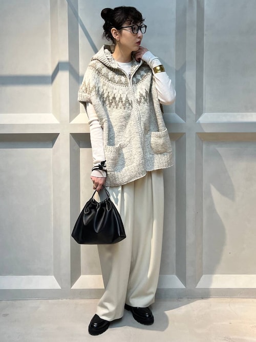 Curensology ベスト ジレ Curensology(カレンソロジー)/ノルディック